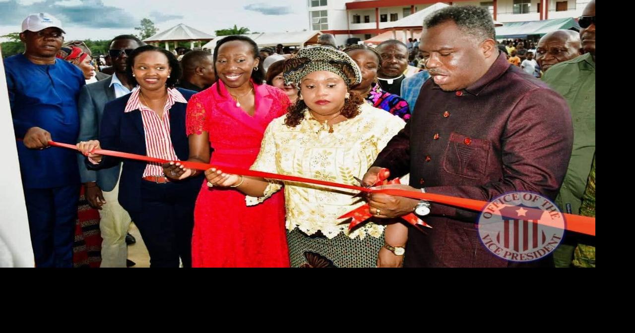 VP Koung Dedicates US$1.6M Modern School in Ganta