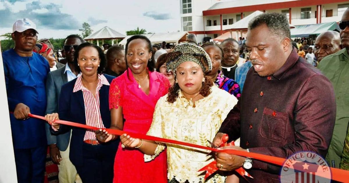 VP Koung Dedicates US$1.6M Modern School in Ganta
