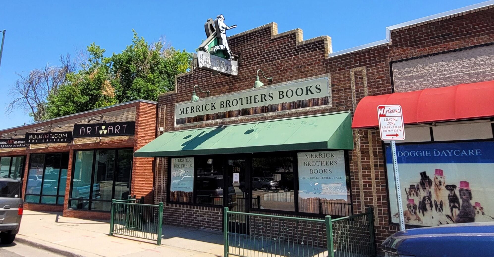 Merrick Brothers Books storefront on South Broadway