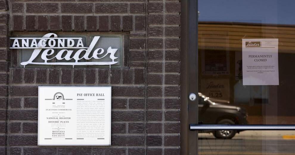 Anaconda grieves loss of community's treasured twice-weekly newspaper