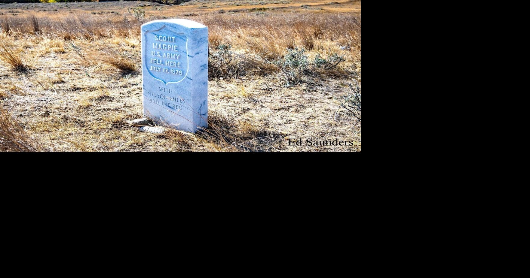 Down by the Milk River: Headstone erected to mark gravesite of Crow scout killed by Sitting Bull