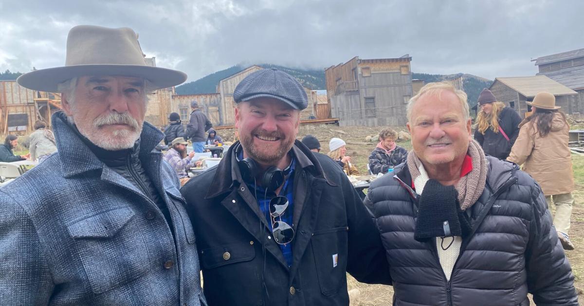 Lights, cameras, action! Brosnan, Jackson filming movie at Yellowstone ...