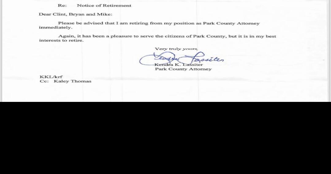 Kendra Lassiter resignation letter