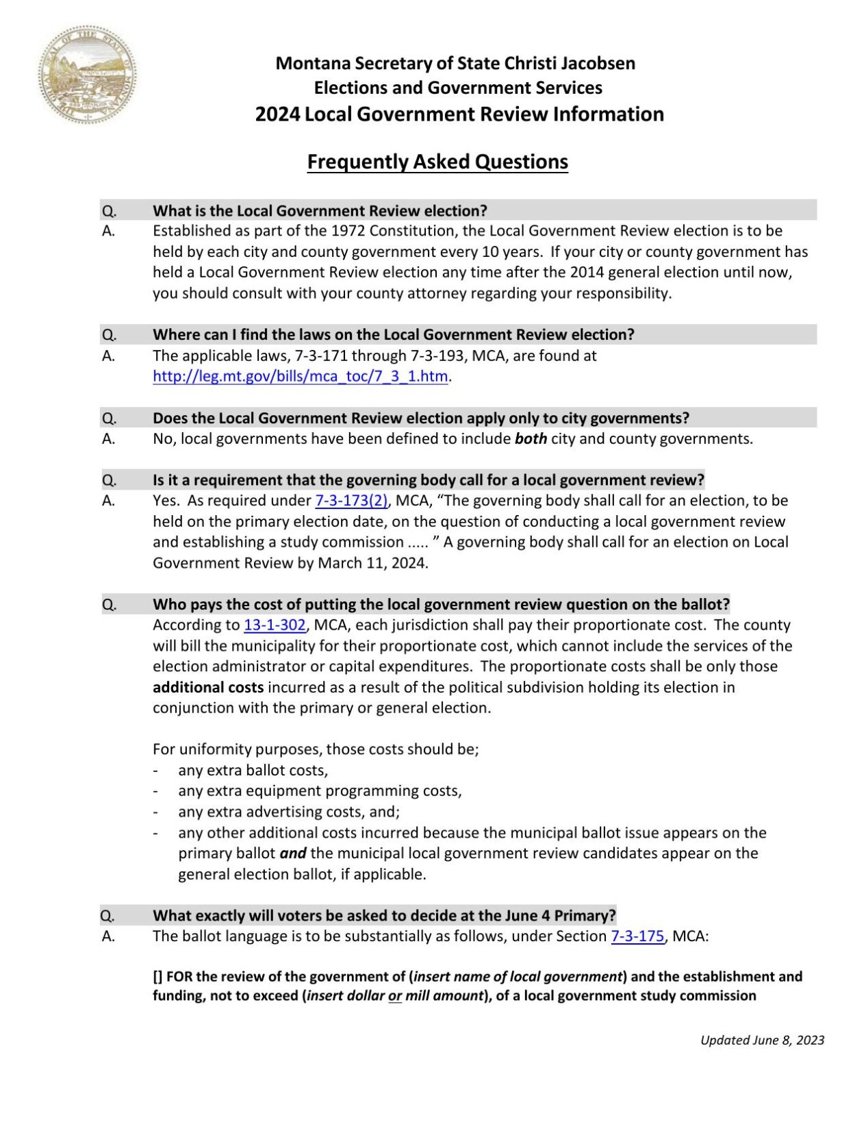 2024 Local Government Review Information Frequently Asked Questions   65c2590936985.preview 