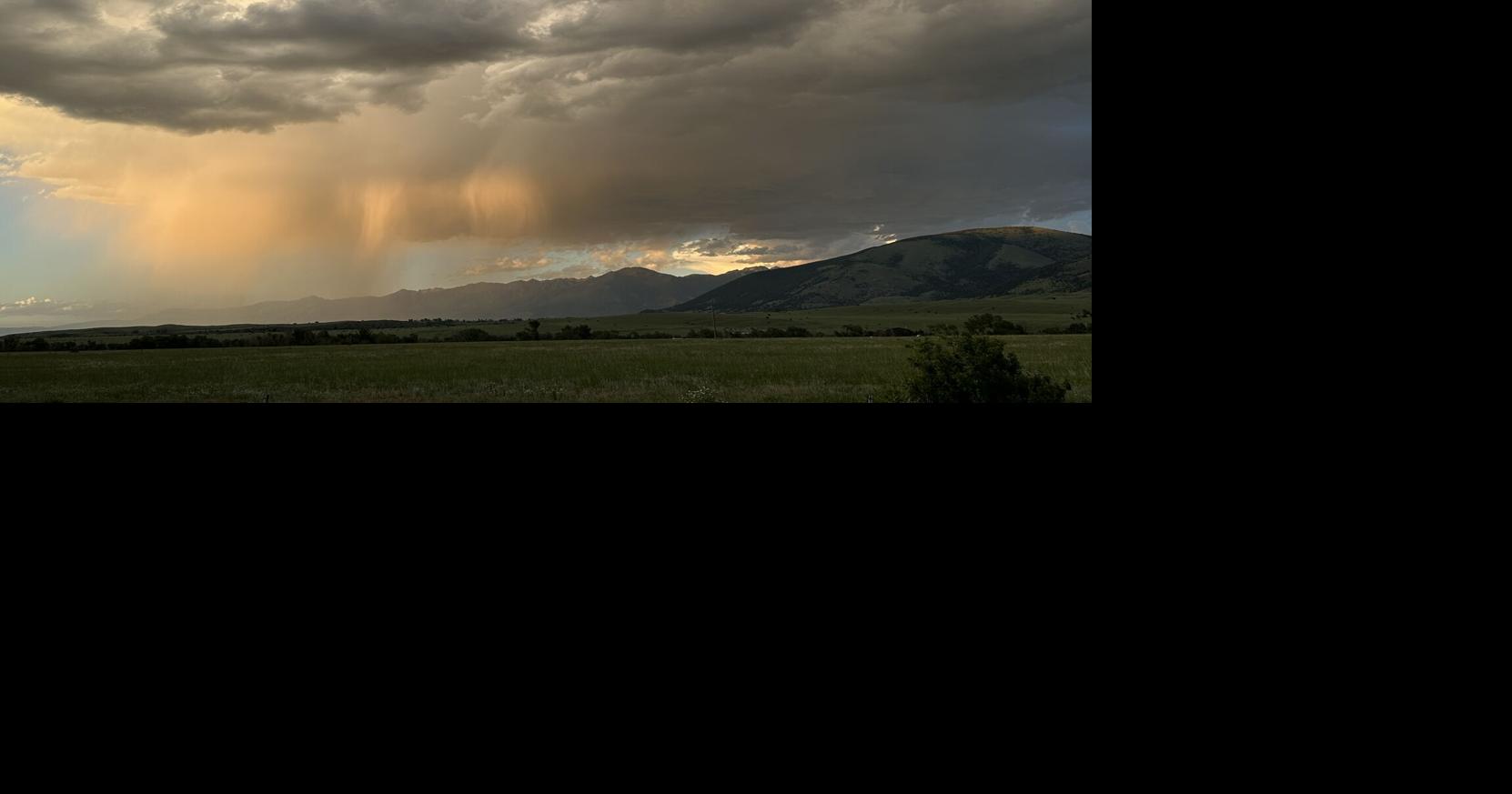 Blue sky meets thunderstorm at sunset | Local | livingstonenterprise.com