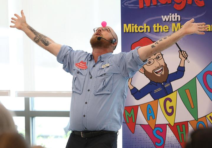 Mitch the Magician visits LIvingston Parish Library