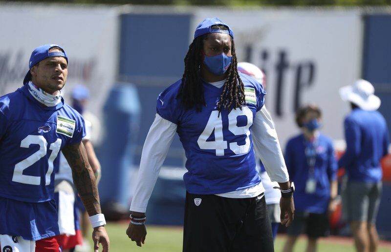 Buffalo Bills' Tremaine Edmunds Matt Milano miss practice due to