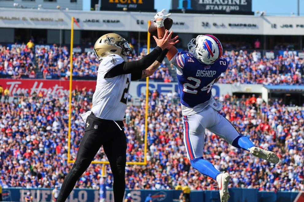 Bills notebook: Cole Bishop's interception showcased his talent, James Cook hits Bills milestones Nick Sabato | nick.sabato@gnnewspaper.com Nick Sabato Nick Sabato Author twitter Author email Sep 28, 2025 8 mins ago