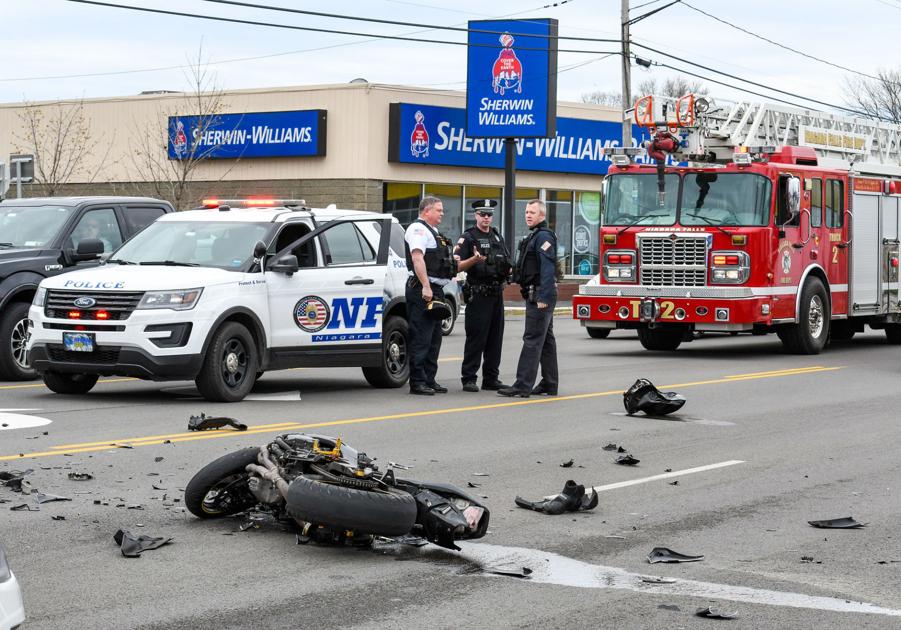 Motorcyclist taken to ECMC after Falls crash Crime