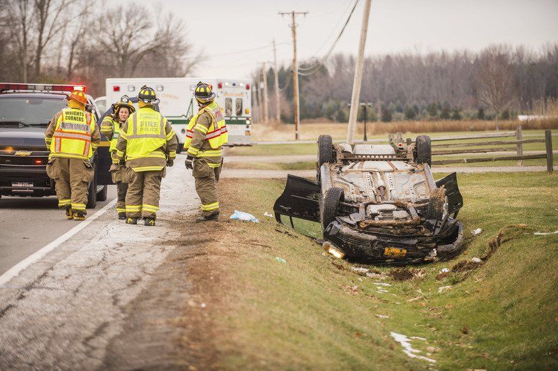 Minor injuries in Ewings Road rollover accident Local News