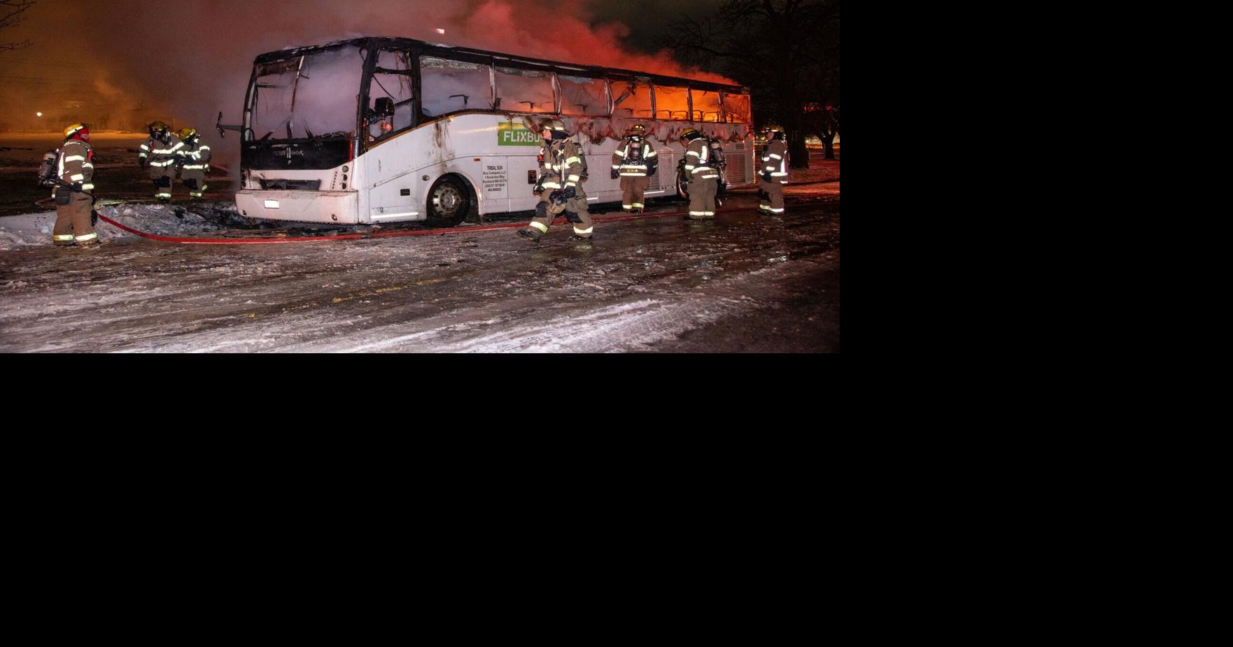 Tour bus fire in Niagara Falls found to be arson Local News