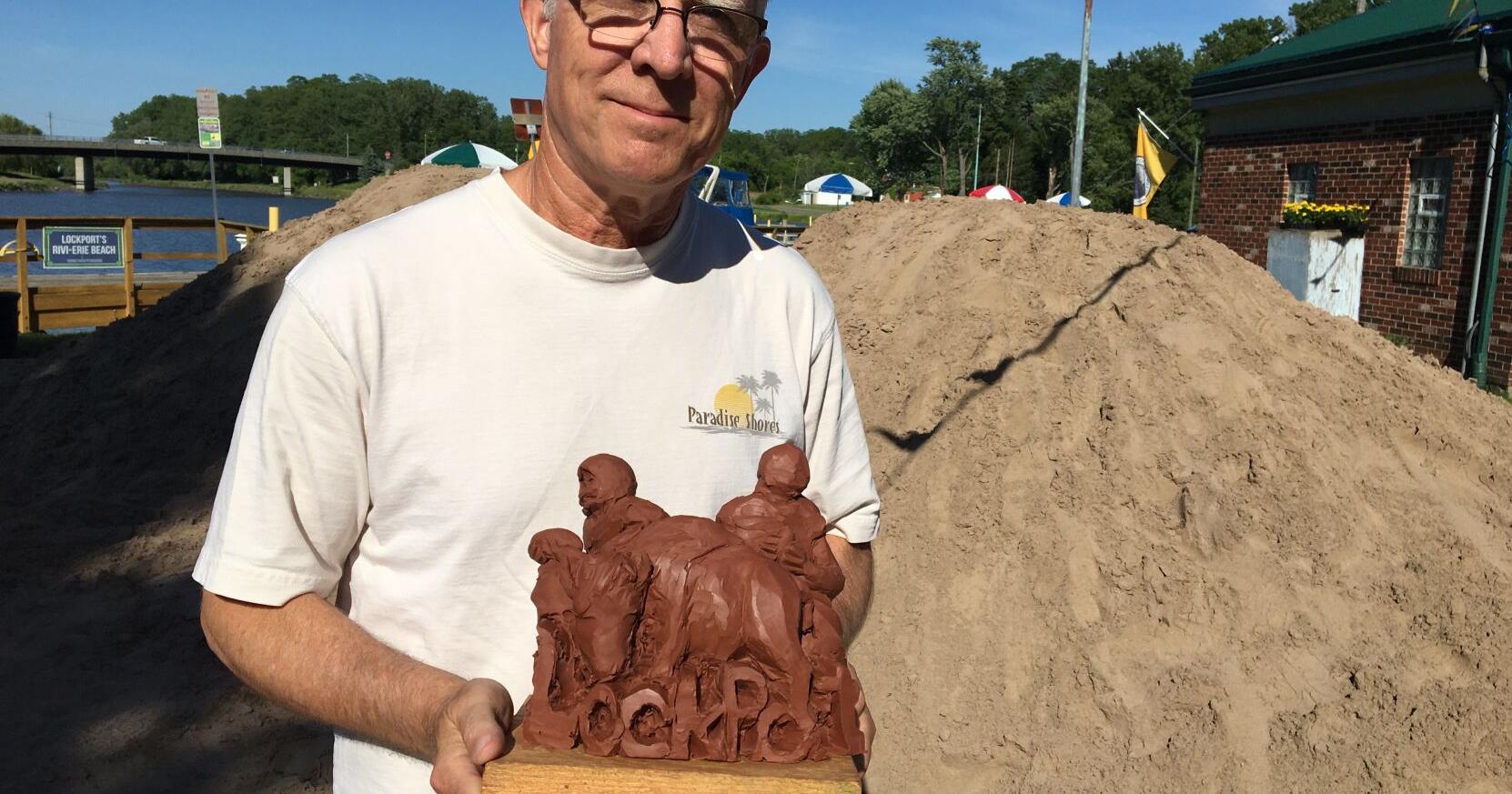 Sand sculptor to work 'Riv-Erie' at Widewaters Marina - Vimarsana News