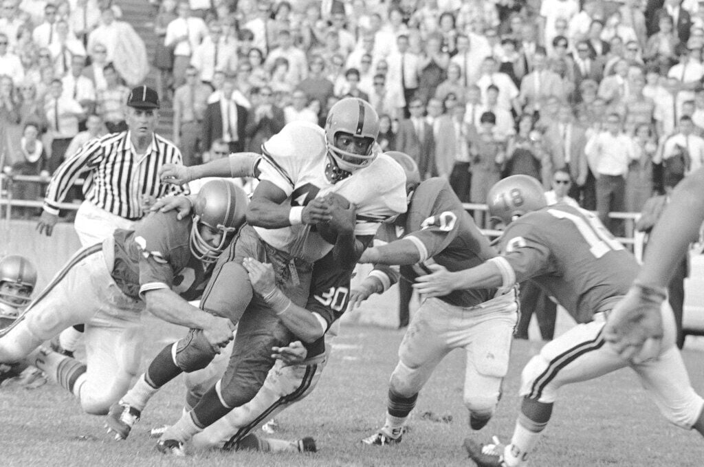 Floyd Little, Star Running Back for Syracuse and Broncos, Dies at