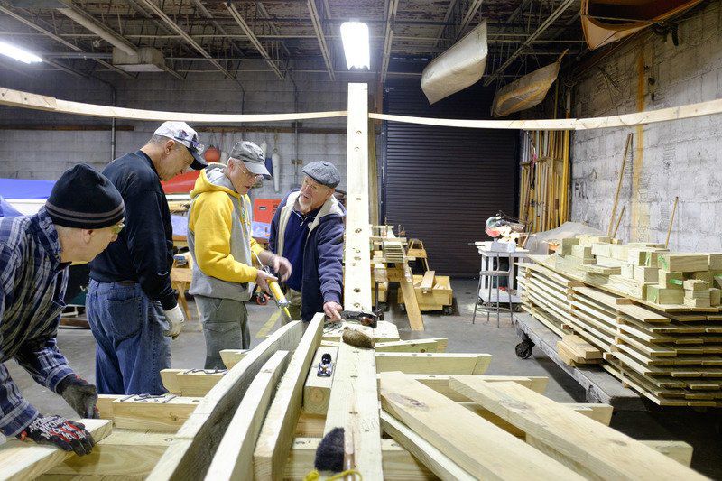 Building history: 'Durham' boat construction for Flight of 