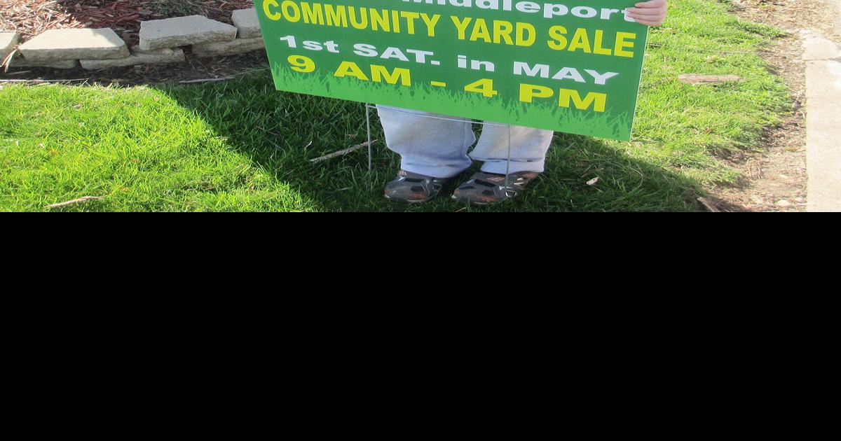 Middleport Community Wide Yard sale coming next month Community
