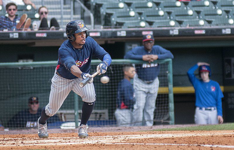 Wynton Bernard brought his base-stealing skills to a base-stealing