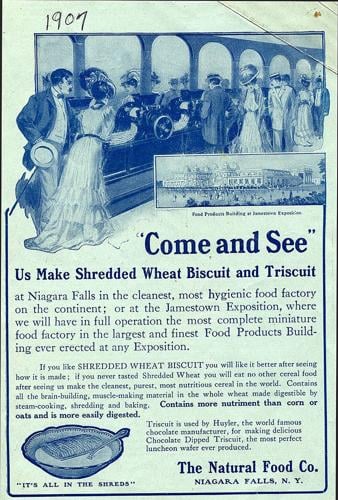 NIAGARA DISCOVERIES: Shredded Wheat production at Niagara Falls, New ...