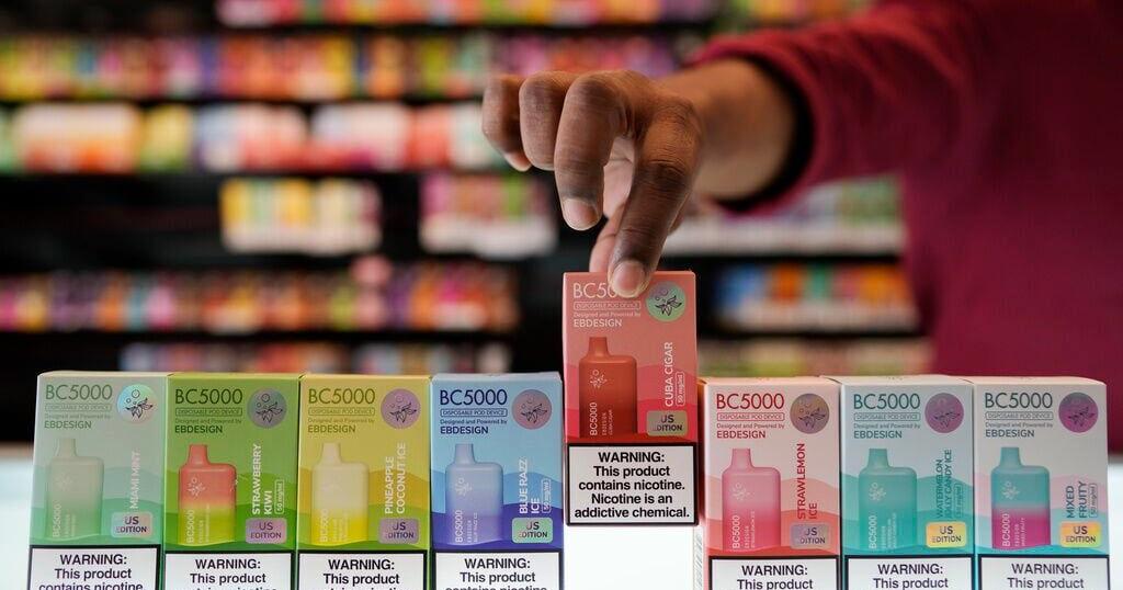 Thousands of unauthorized vapes are pouring into the US despite the FDA crackdown on fruity flavors - Vimarsana News