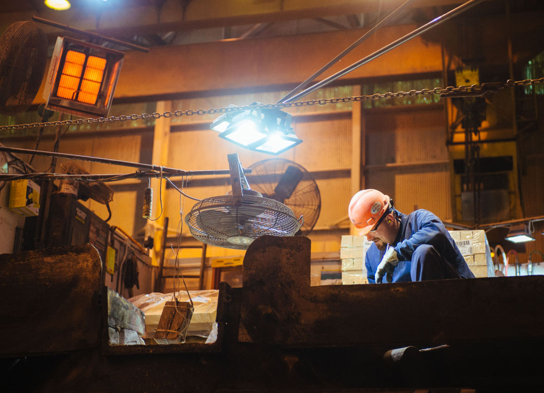 Behind the Scenes Images of Lockport's Steel