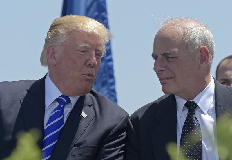 Trump swears in John Kelly as chief of staff Trump swears in John Kelly as chief of staff