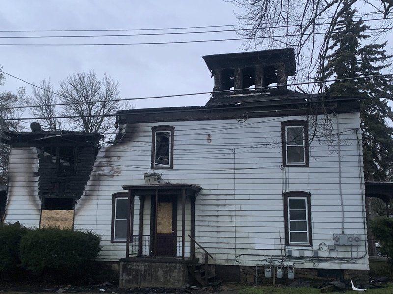 Three house fires were fought on Sunday, in Lockport and Middleport