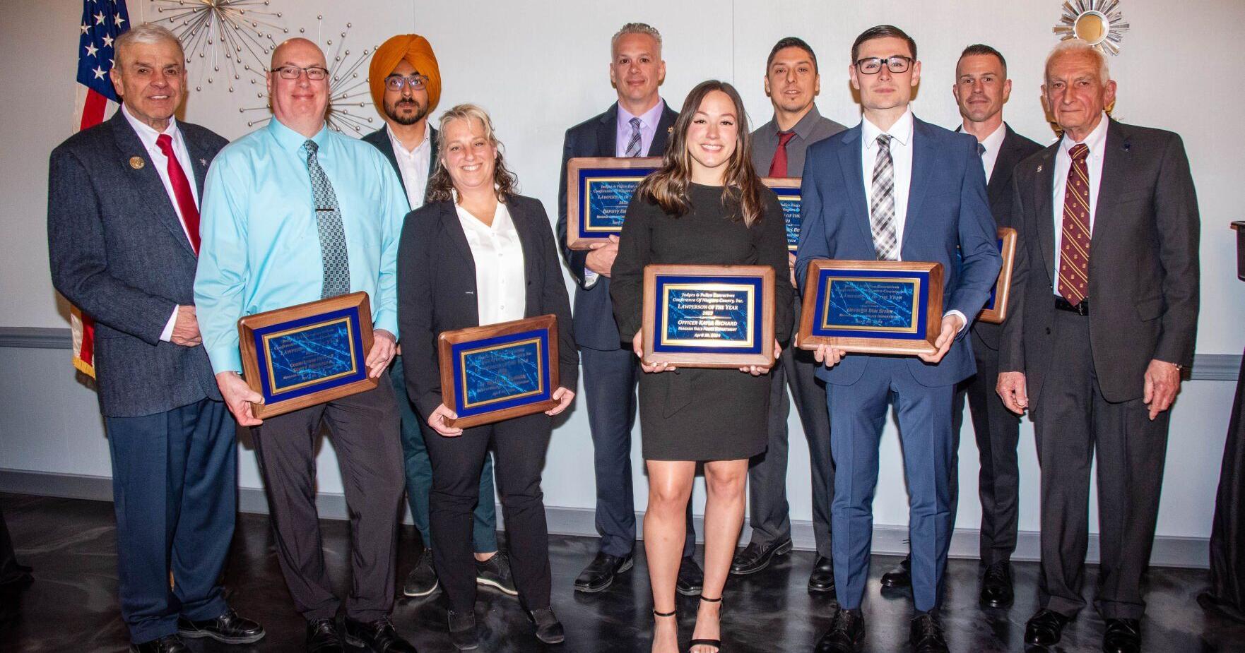 Eight Niagara County law enforcement officers recognized as Lawmen of the Year - Vimarsana News