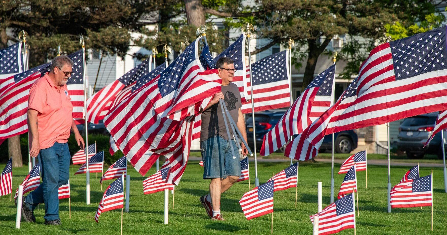 Field of Flags memorial returns for a second year in Niagara Falls - Vimarsana News