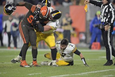 Browns Garrett Banned For Rest Of Season Sports