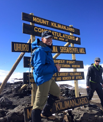 On Mount Kilimanjaro