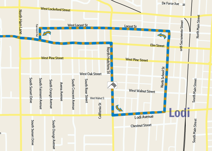 montebello driving test route