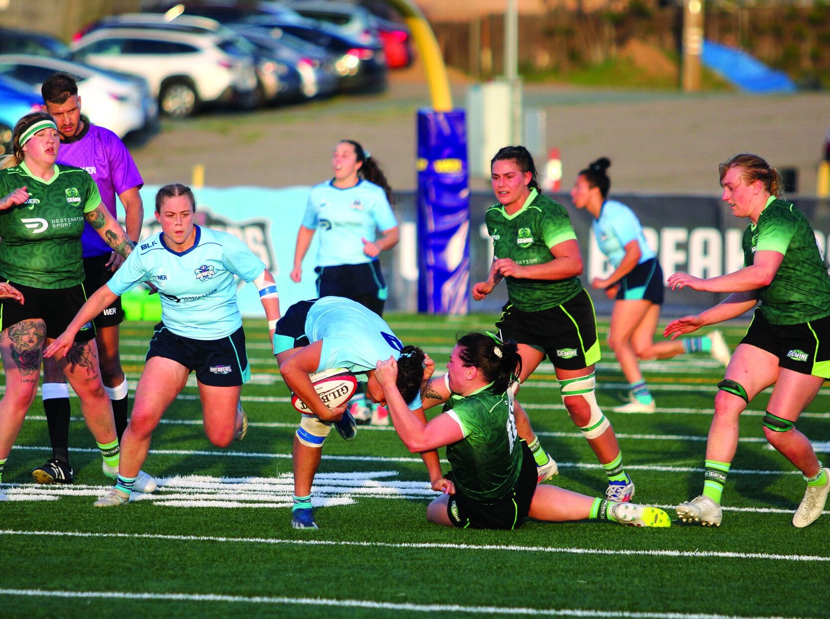 Bay Breakers run over Twin Cities in Women's Elite Rugby home opener