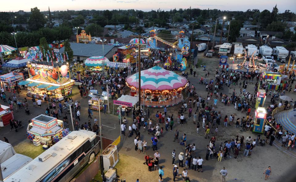 Lodi Grape Festival at night News