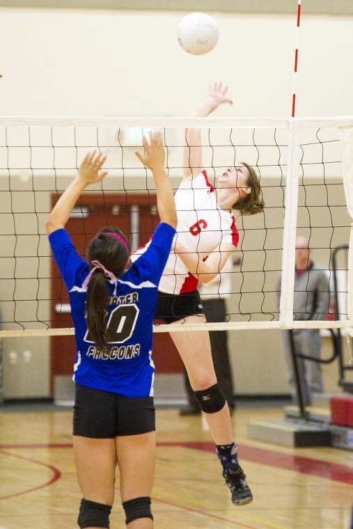 Jessica Malcolm, Lodi Flames hammer the Atwater Falcons in volleyball