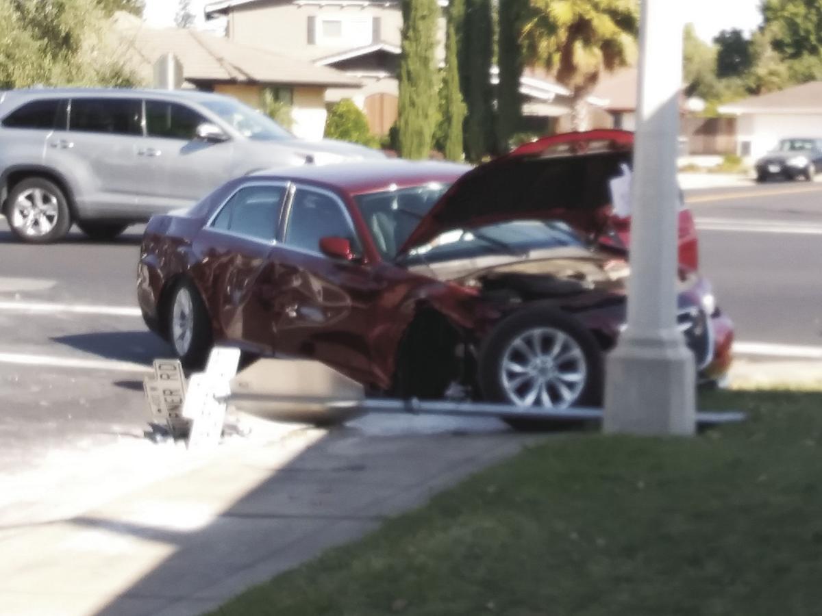 Lodi threecar accident takes out stop sign on Turner Road News