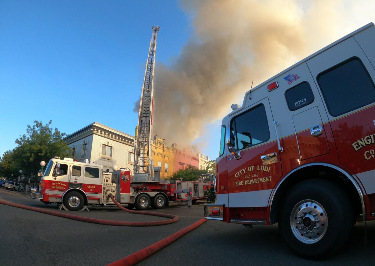 Lodi fire damages buildings on Sacramento Street News