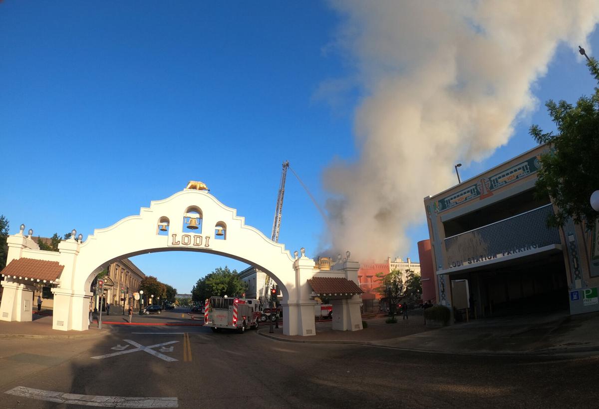 Lodi fire damages buildings on Sacramento Street News