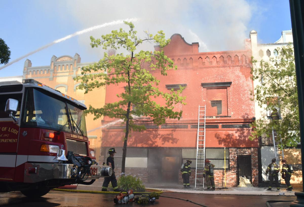 Lodi fire damages buildings on Sacramento Street News