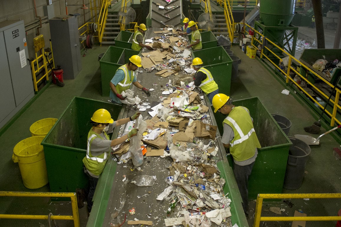 California Waste Recovery Systems recycling center helps keep landfills