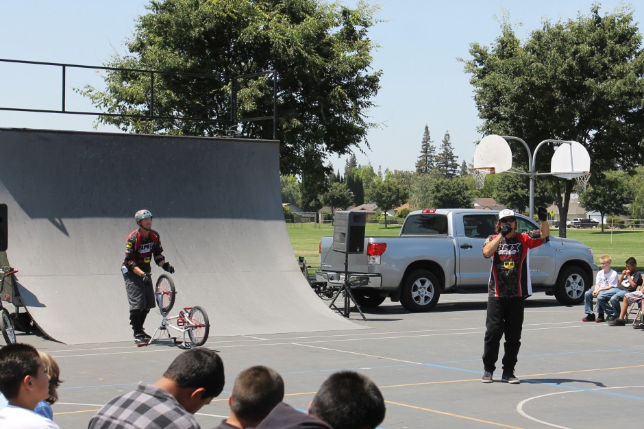 Lodi Middle School treated to BMX exhibition News