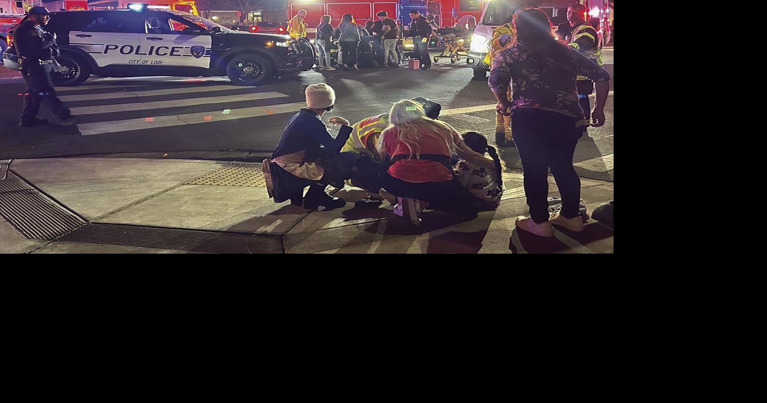 Woman, young children hospitalized after being struck by vehicle in ...