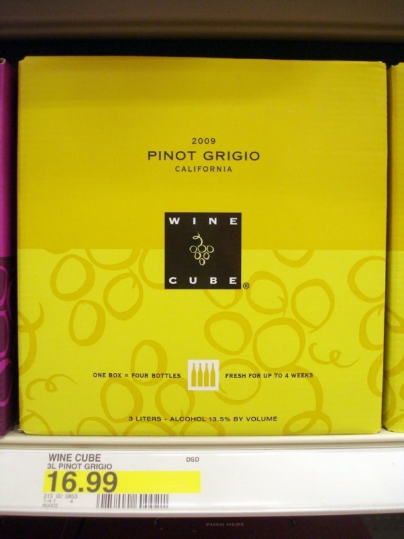 Wine Cube in my Fridge The Lodi Wine Guy