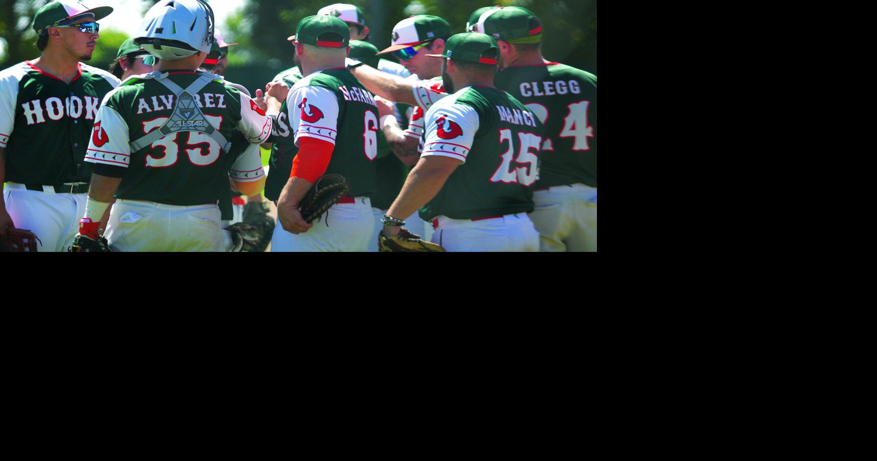 Amateur adult baseball has players Hooked