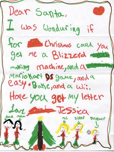 Letters To Santa Special Sections Lodinews Com