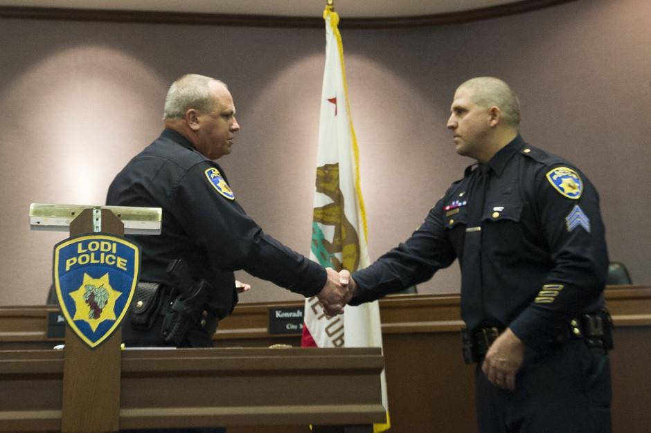 Lodi Police Department honors officers with promotions News
