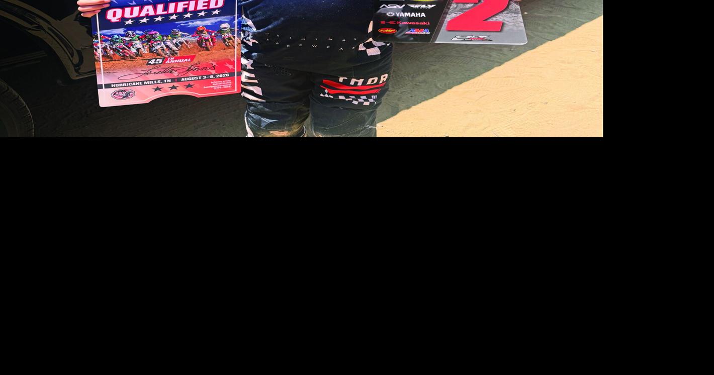 Local rider qualifies for Amateur Motocross Nationals in Tennessee