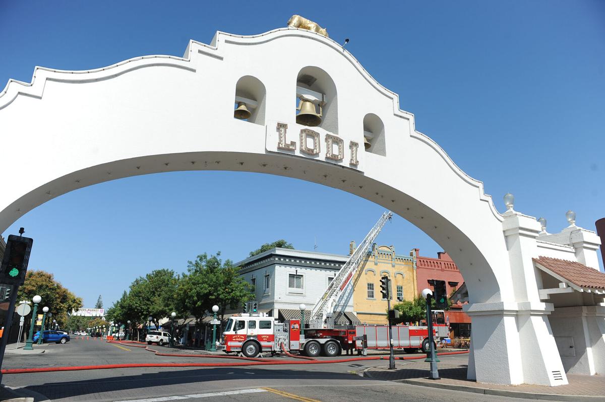 Downtown Lodi fire destroys building, displaces couple News