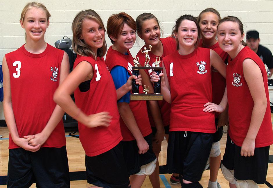 St. Peter Lutheran School volleyball teams bring trophies to Lodi