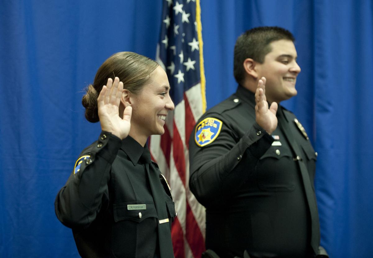 Lodi Police celebrate promotions, badge pinnings News