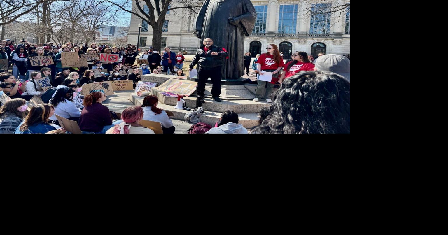 ‘Students are under attack’ – Ohio State students and faculty rally ...