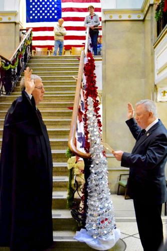 Swearing in of county officials News logandaily com